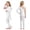 Ivory, variant on Girls Shiny Rhinestones Jumpsuit with Tail Cat Unitard for Dance Dancewear Animal Role Play Grey 6