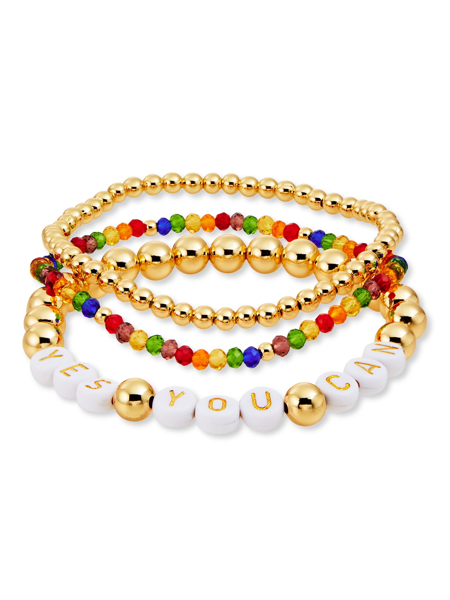 colorful bracelet READY TO SHIP African vinyl bracelet with gold plated bead summer bracelet boho jewelry