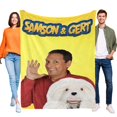 thumbnail image 1 of Samson y Gert anti-pilling, suave, ligera, esponjosa y acogedora de lujo para hogar y cocina – Perfecta para niños y adultos,120X80cm, 1 of 6