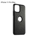 thumbnail image 1 of Leather Grain Phone Cover Back Phone Case 3 5 2 Decoration Mobile Protector Shell for iPhone 11 Pro Max, 1 of 6
