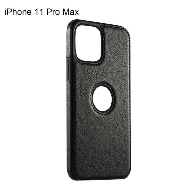 Leather Grain Phone Cover Back Phone Case 3 5 2 Decoration Mobile Protector Shell for iPhone 11 Pro Max