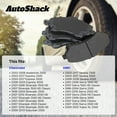 thumbnail image 3 of AutoShack Front Premium Ceramic Brake Pad Set for Chevrolet & GMC, Silverado 2500 HD 2001-2010 Express 3500 2003-2017 Sierra 2500 HD 2001-2010, RWD 4WD L4 2.8L V8 4.8L 6.0L 6.6L 8.1L, 3 of 5