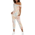 thumbnail image 1 of n:philanthropy Womens Queenie Off-The-Shoulder Jumpsuit, White, X-Small, 1 of 1