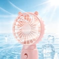 thumbnail image 5 of Juaoua Mini Handheld Fan Bulk,Portable Personal USB Rechargeable Fan,Powerful Battery Operated,Soft Wide Fan With Protective Grille Cover,Small Personal Fan For Outdoor Travel Commute,Green, 5 of 7