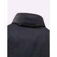 thumbnail image 5 of Chaleco de piel sintética para mujer, chaqueta elegante con cremallera, cuello alto, color negro, a la moda, otoño e invierno, 2023, 5 of 5