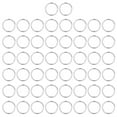 thumbnail image 4 of Metal Ringsfor Crafts50Pcs Metal Rings Sturdy Metal Loop Metal O Rings Rapid Response, 4 of 8