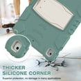 thumbnail image 7 of iPad 5th/6th Generation (9.7 inch, 2017/2018) Case,Dteck Shockproof Rubber 3-layer Protection Armor Hybrid Kickstand Protector Cover for iPad Air 2/iPad Pro 9.7" ,Emeraldgreen, 7 of 7