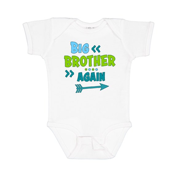 Inktastic Big Brother Again with Arrow Boys or Girls Baby Bodysuit