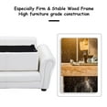thumbnail image 5 of Infans White Kids Sofa Armrest Chair Couch Lounge Children Birthday Gift w/ Ottoman, 5 of 7