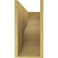 thumbnail image 4 of 9"W x 27"D x 18"H Classic Greensboro Rough Cedar Woodgrain TimberThane Corbel, Primed Tan, 4 of 6