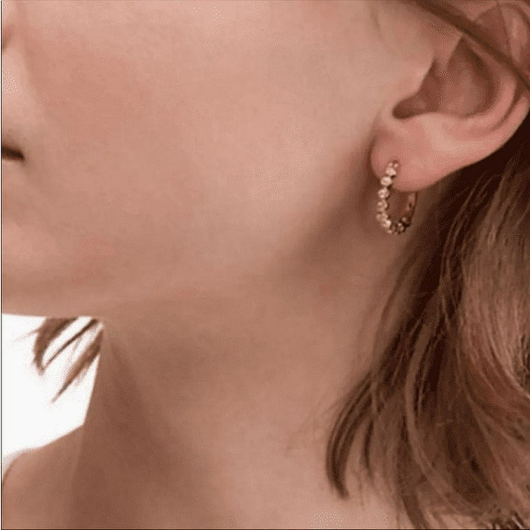 KATE SPADE フルサークルハギーズ Kate Spade New York Earrings Full Circle Huggies Blush Rose