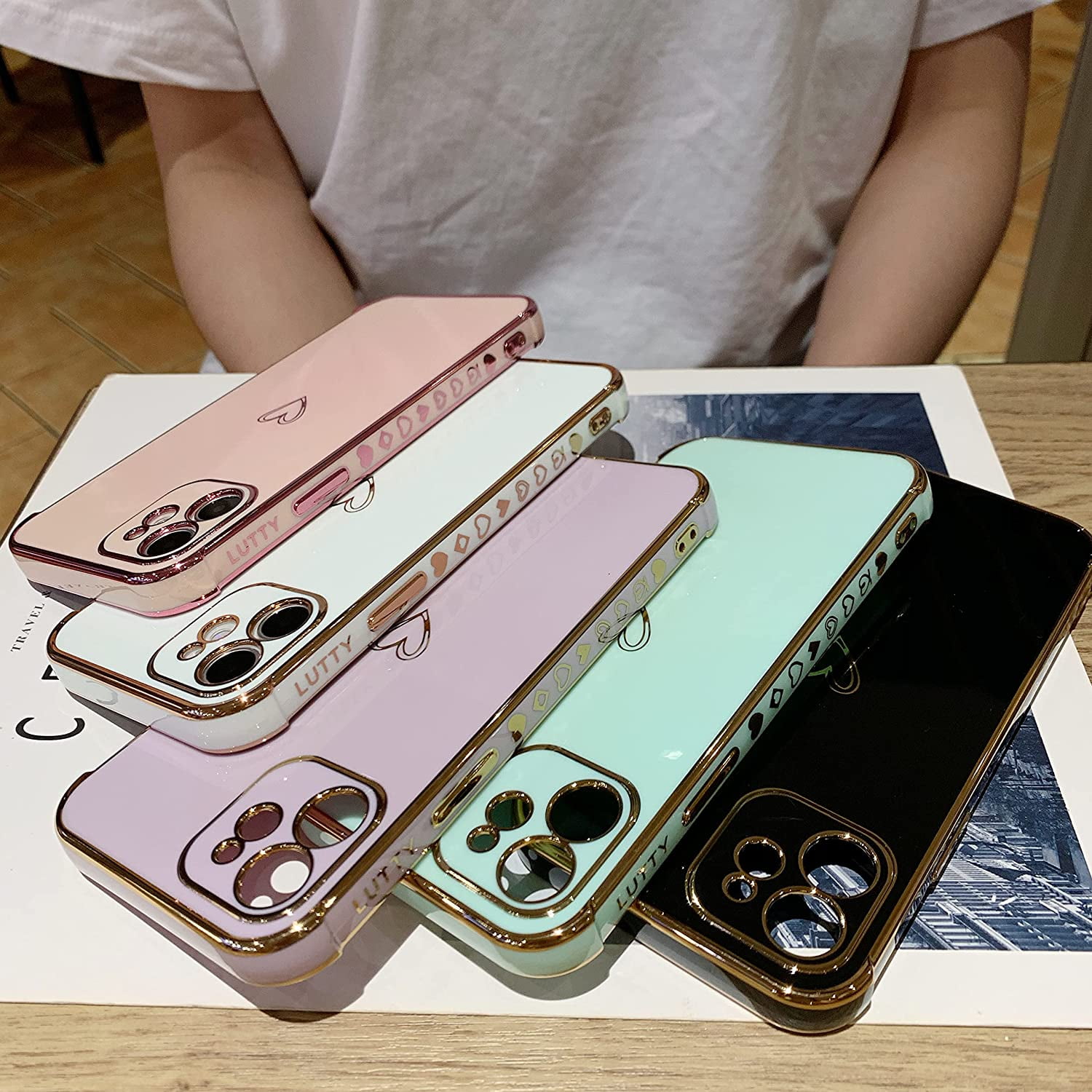 IBAOLEA Compatible with iPhone 12 Case Cute, Soft Tup Phone Cases