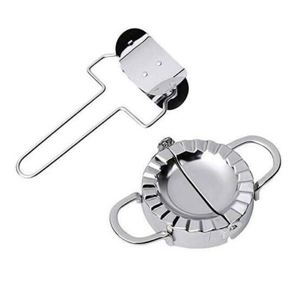 Herramienta de masa de acero inoxidable prensador molde cortador de pastel+Dumpling cocina, comedor bar