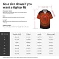 thumbnail image 5 of Sikiie Mandala Men's Cuban Shirt, Hawaiian Shirts, Business Casual Button Down Shirts, Short Sleeve Shirt-X-Large, 5 of 5