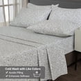 thumbnail image 5 of RUVANTI Flannel Sheets Twin XL Size 4 Pcs - 100% Cotton Double Brushed Bed Sheets, Deep Pockets 16 Inches, All Seasons Breathable, Extra Soft & Comfy Twin XL Sheet Sets, Weeping Willow, 5 of 5