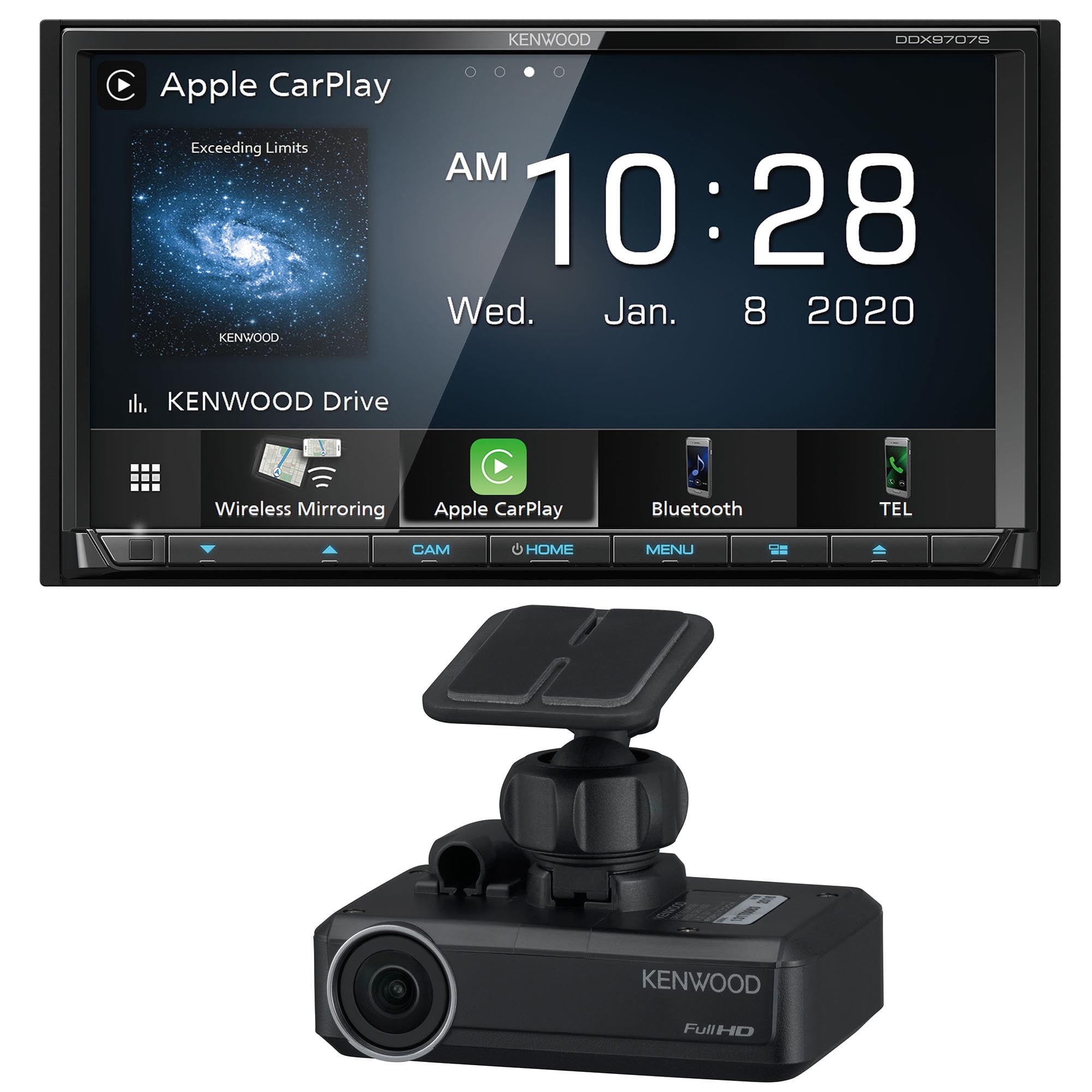 Kenwood DDX9707S MultiMedia Receiver Compatible With Apple CarPlay