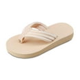 thumbnail image 1 of MIASHUI Womens Flip Flops Sandals Summer Comfortable Indoor Outdoor Beach Shoes,Beige,6, 1 of 9