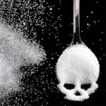 thumbnail image 2 of Set of 6 Skull Sugar Spoons - 304 Stainless Steel Dessert Tea Coffee Stirring Spoons (Black), 2 of 5
