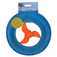 thumbnail image 1 of The Show and Tail, Float and Fetch Fun Waterproof Nylon Pet Throw Toy - AquaPaw, 8.5 Inch Size, Blue, 1 of 4