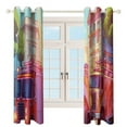 thumbnail image 3 of Fire Engine Car Truck Blackout Curtains for Bedroom Curtains Insulated Room Darkening Window Drapes for Living Room, 3 of 7