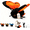 -A, variant on Touch Activated Flapping Butterfly Cat Toy, Smart Sensing USB Rechargeable Hanging Interactive Pet Toy, Indoor Enrichment Supply for Kittens & Adult Cats