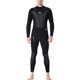 thumbnail image 1 of Soidarity Trajes de neopreno Traje de buceo Pantalones de manga larga de secado rápido Protección solar de una pieza Mantener el calor para Deportes acuáticos linea negra/negra S, 1 of 6