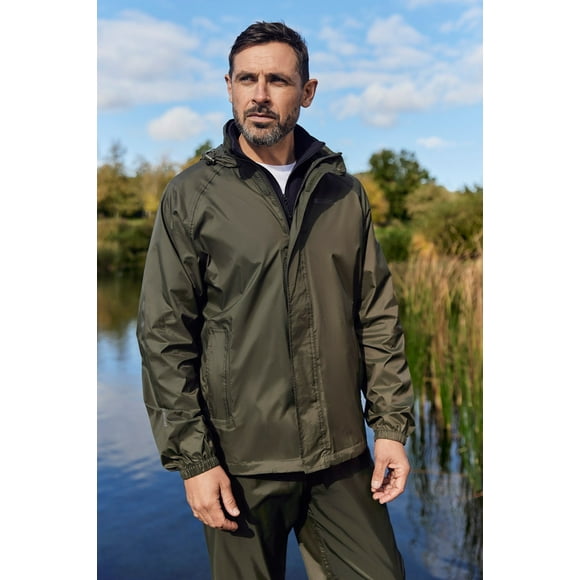 Mountain Warehouse Pakka Men's Waterproof Winter Jacket Hooded Breathable Coat