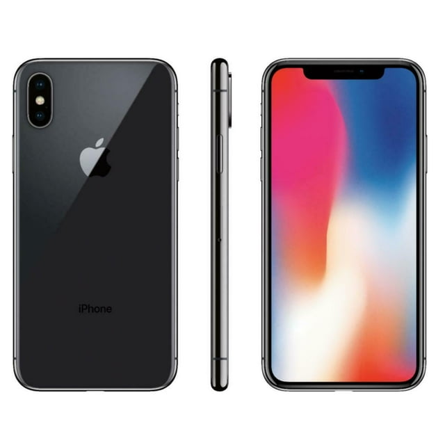 Pre-Owned Apple iPhone X A1865 (Fully Unlocked) 64GB Space Gray (Refurbished: Good)
