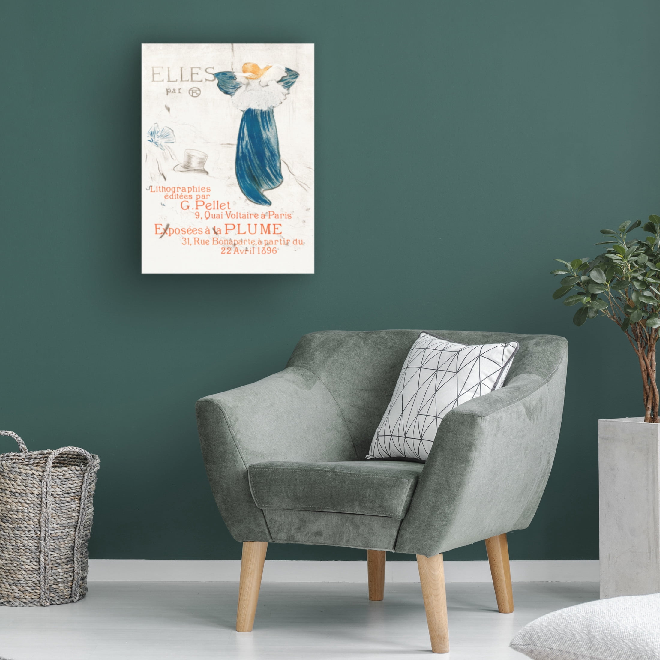 Trademark Fine Art Pictufy Frontispiece 1896 Canvas Wall Art