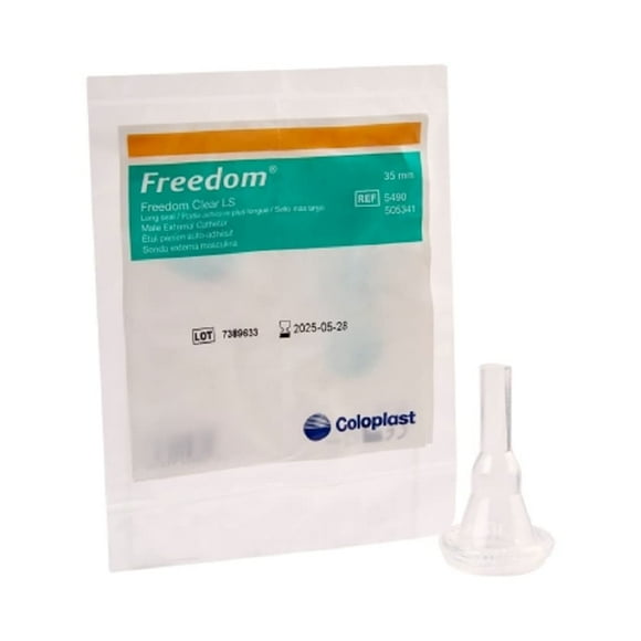 30 -Pack Condom Catheter Adhesive 35mm Large Freedom Clear LS Extra Adhesive #5490