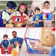 thumbnail image 6 of BMOUO Case for iPad 11th Generation (A16) 11 Inch 2025 / iPad 10th Generation 10.9" 2022 Protective Case with Screen Protector 360°Rotating Stand and Hand / Shoulder Strap, Red, 6 of 8