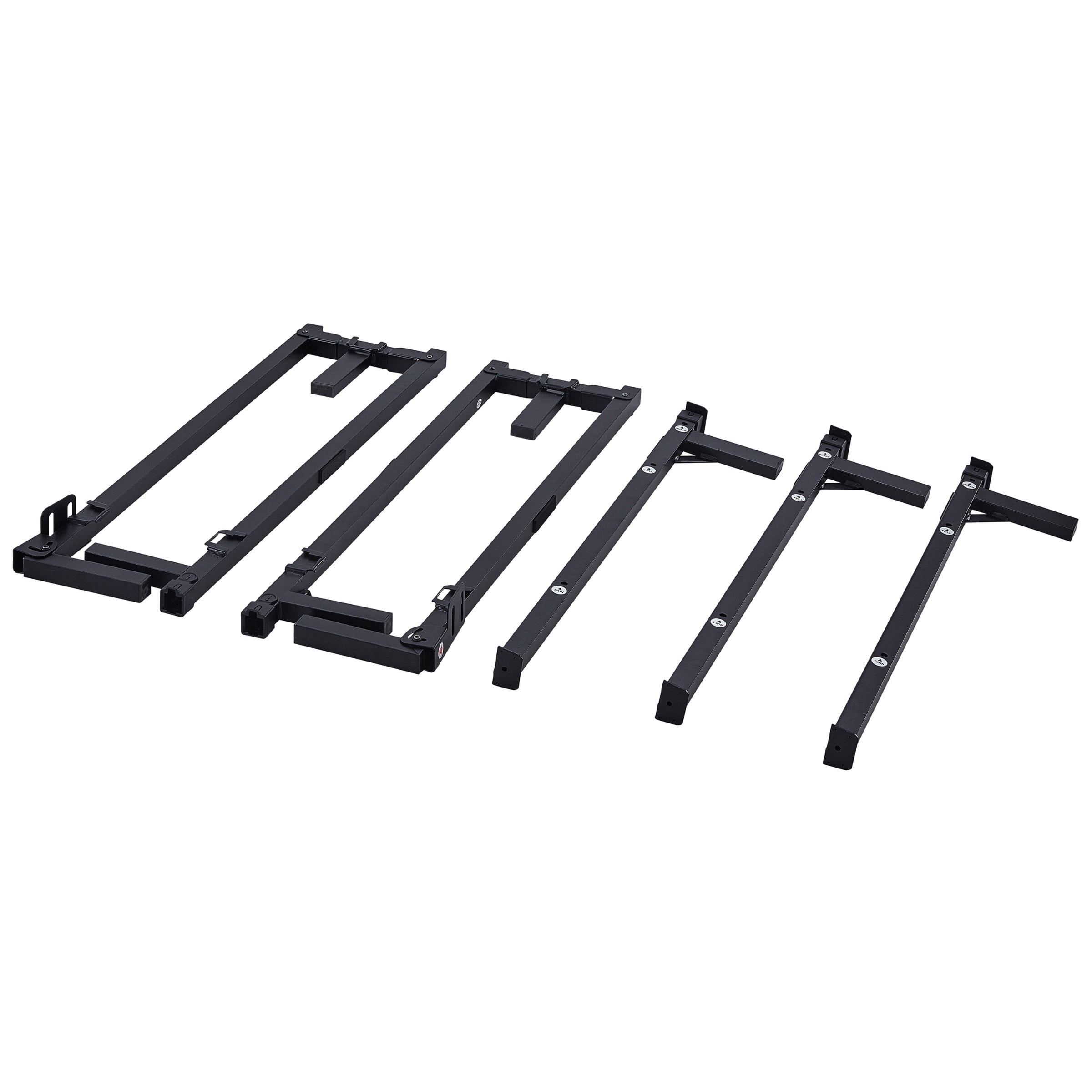 Details About Mainstays 7 Adjustable Bed Frame Durable Black Steel Easy Assembly