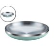 thumbnail image 1 of Dvruxg Assiettes en Acier Inoxydable Assiettes de Souper pour Adultes Assiette en Métal de 8 Pouces Assiettes Profondes pour le Souper Assiettes de Service de Camping - Réutilisables et Lavables au Lave-Vaisselle, 1 of 5