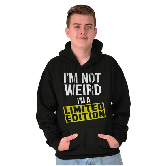 I'm Not Weird Limited Edition Quirky Unisex Plus Fleece Graphic Hoodie Brisco Brands 2X
