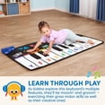 thumbnail image 4 of Battat Melody Moves Piano Playmat Musical Floor Mat for Toddlers 3 Years +, 4 of 10