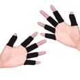 thumbnail image 2 of 1 set/10 Pieces Finger Sleeves Thumb Braces Support Elastic Compression Protector Braces for Relieving Pain, Arthritis,Trigger Finger, Sports, 2 of 9