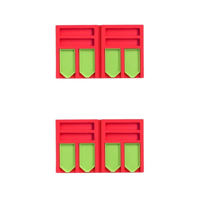 Transemion Practical Painting Tray Organizer Multi-Boat Holder Red combination 1 2Set