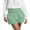 Green, variant on Bibifish Womens Skirts Striped Printed Ruffled Tiered Skirts Elastic High Waist Lightweight Lovely Retro Style Mini Skirts