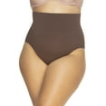 thumbnail image 3 of Felina Women's Seamless Shapewear Brief | Panty Tummy Control (Cocoa, X-Large), 3 of 4