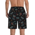 thumbnail image 3 of Kdxio Hawaiian Style Pattern Mens Casual Shorts - Drawstring Summer Beach Sports Shorts for Men, 3 of 9