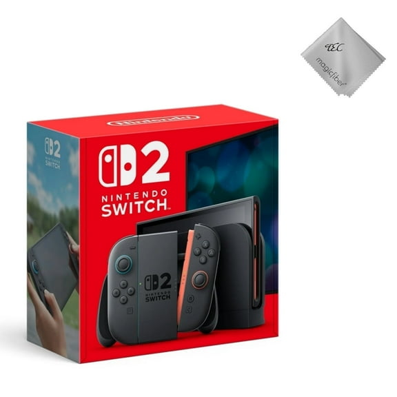 New TEC Nintendo Switch 2 Console Bundle with Silicone Controller Skin – Includes Joy-Con Controllers, 256GB Storage