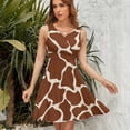 thumbnail image 7 of Giraffe Pattern Dress Fashion Beach Long Dresses Female Party Printed Sundress, 7 of 7