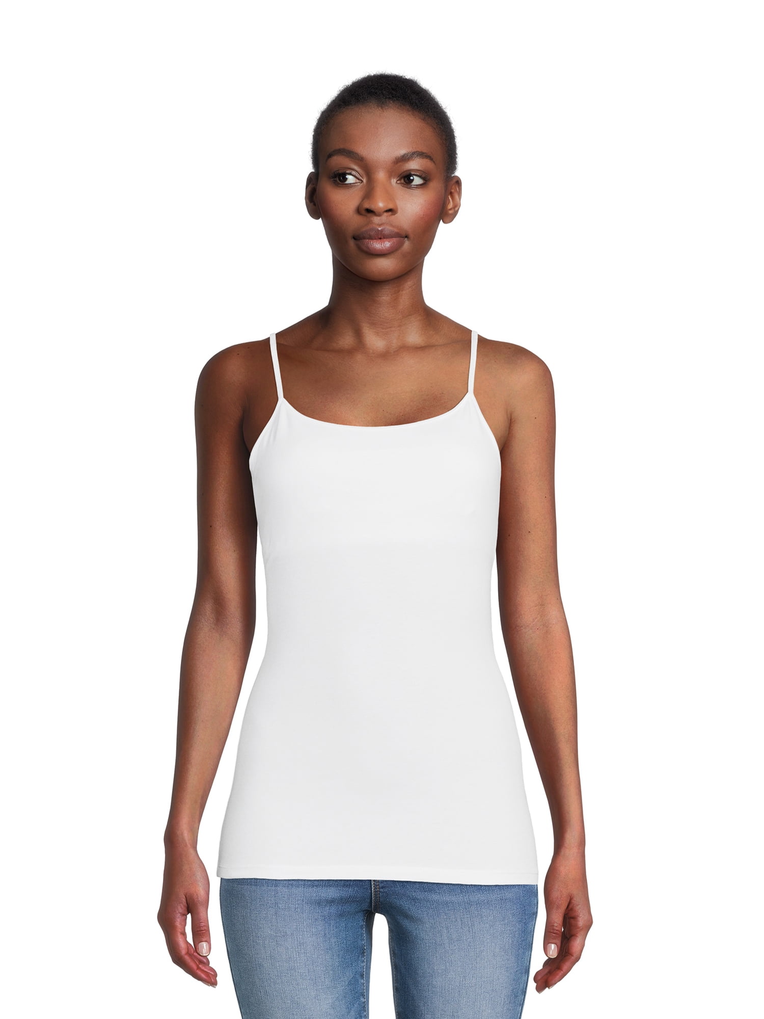 No Boundaries Juniors Cami with Shelf Bra