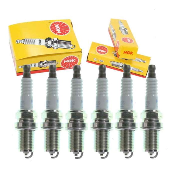 6 pc NGK Standard Spark Plugs compatible with Audi A6 Quattro 2.7L V6 2004
