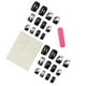thumbnail image 2 of Uñas postizas, uñas postizas, regalos para mujeres, diseño de flores oscuras, para usar, estilo dulce y genial, parches para uñas postizas removibles., 2 of 5