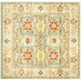 thumbnail image 3 of Safavieh Heritage Giles Oriental Wool Area Rug, Light Blue/Ivory, 4' x 4' Square, 3 of 10