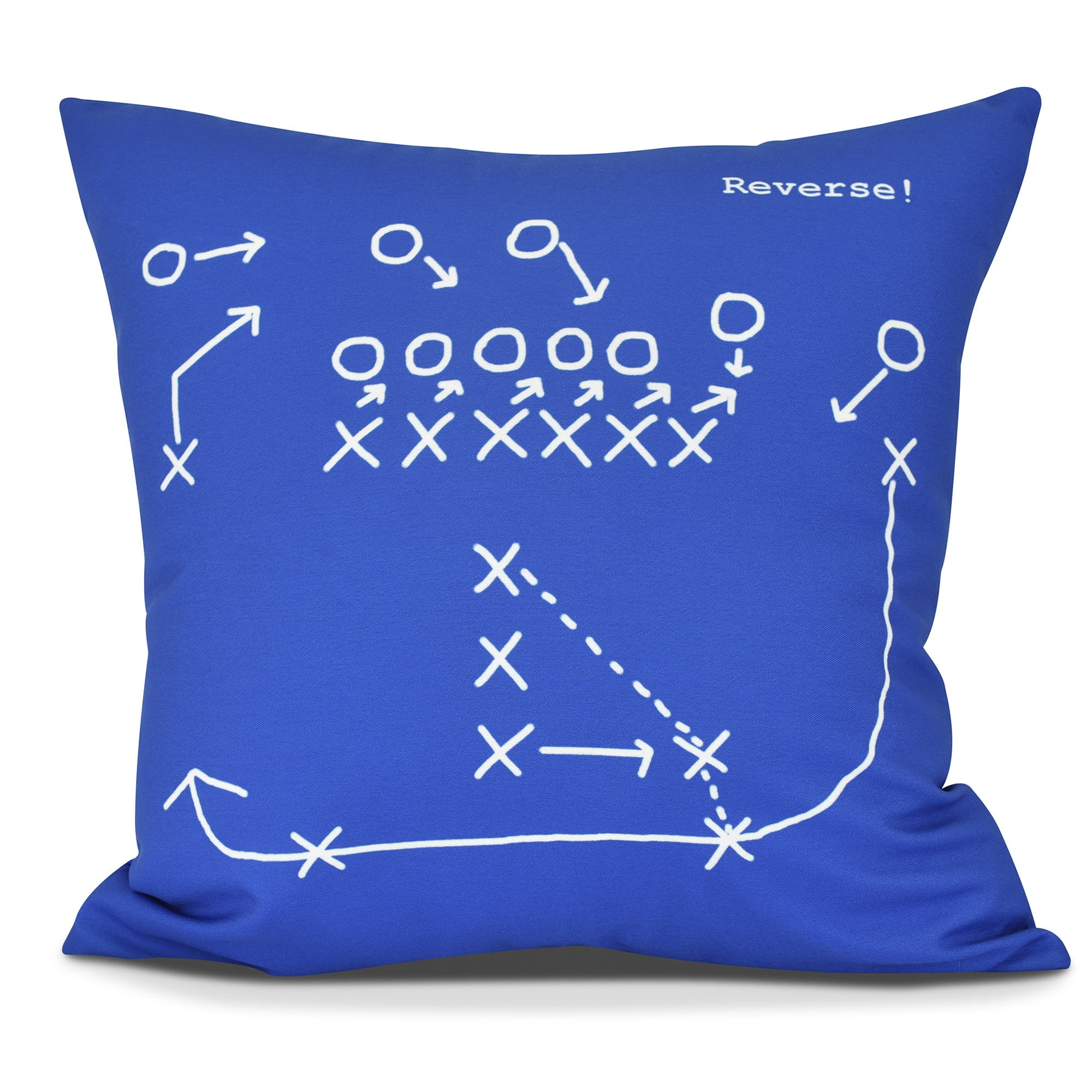 Reverse! Geometric Print Pillow