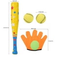 thumbnail image 3 of Soft Baseball Toy, Basic Baseball Skills Teaching Props Sports Baseball Toys, Baseball Kit Kids Baseball Toy, For Children'S Birthday Gifts Baseball Beginners, 3 of 7