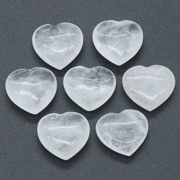 Estatua de corazón de piedra Natural para decoración de habitación, piedras preciosas de cuarzo rosa, amatista, Mineral, Yoga, cristales curativos, adorno de piedra, 2 uds.