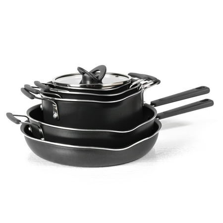 T-fal Stackables Titanium Non-Stick Multipurpose Space Saving 10 Piece Cookware (Best Cookware To Use)